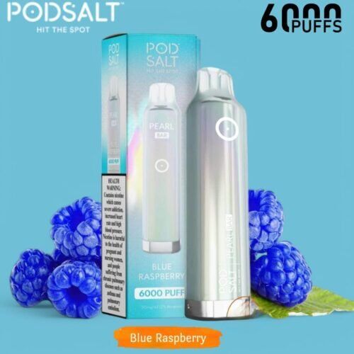 POD SALT Pearl Bar 6000 Puffs blue raspberry POD SALT Pearl Bar 6000 Puffs blue raspberry