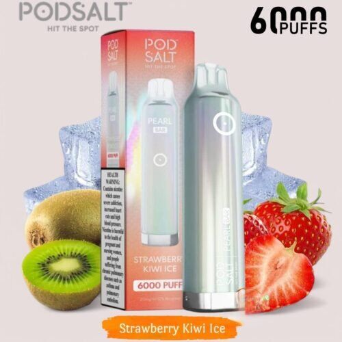 POD SALT Pearl Bar 6000 Puffs strawbery kiwi ice POD SALT Pearl Bar 6000 Puffs strawberry kiwi ice