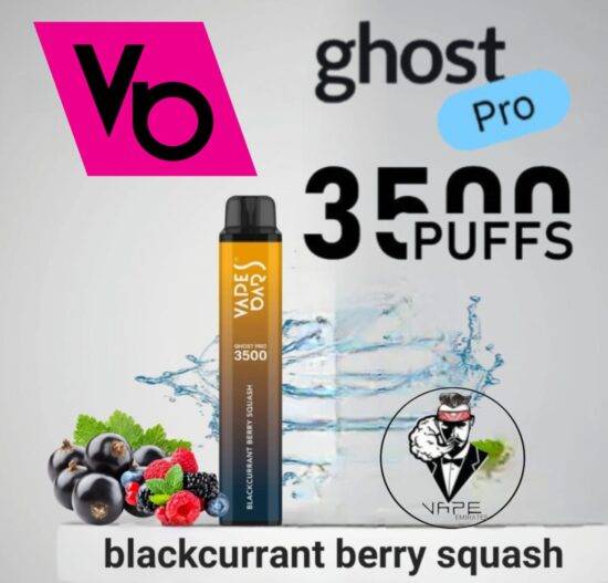 Ghost Pro 3500 puffs blackcurrant berry squash Ghost Pro 3500 puffs blackcurrant berry squash