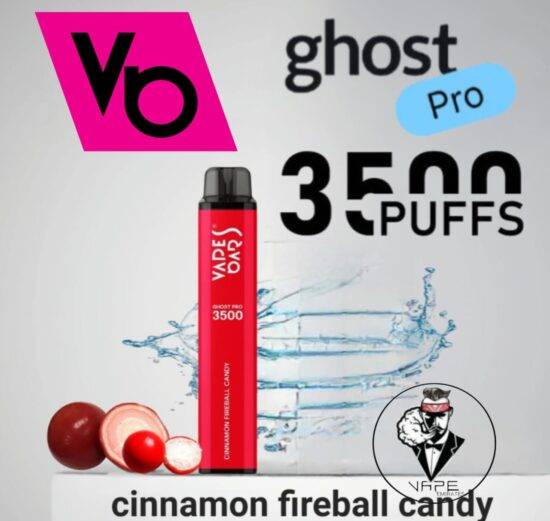 Ghost Pro 3500 puffs cinamon fire berll candy Ghost Pro 3500 puffs cinnamon fire bell candy