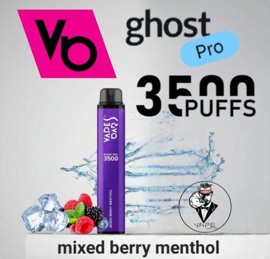 Ghost Pro 3500 puffs mixed berry menthol Ghost Pro 3500 puffs mixed berry menthol