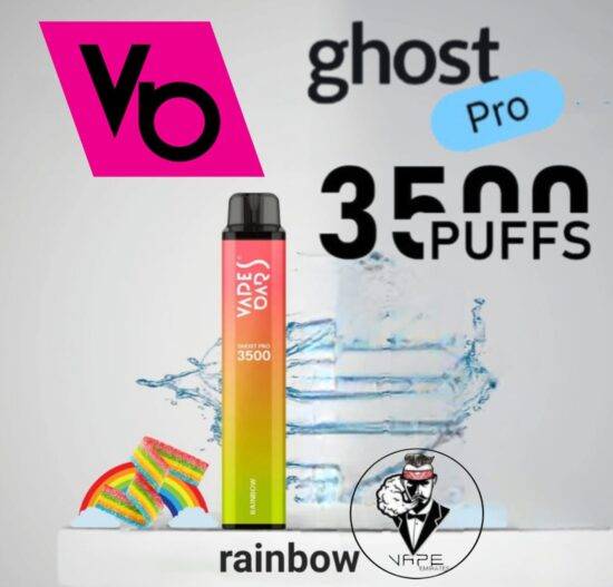 Ghost Pro 3500 puffs rain bow .fruit twist Ghost Pro 3500 puffs fruit twist