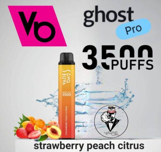 Ghost Pro 3500 puffs strawberry peach citrush Ghost Pro 3500 puffs strawberry peach