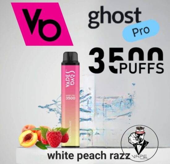 Ghost Pro 3500 puffs white peach razz Ghost Pro 3500 puffs white peach razz