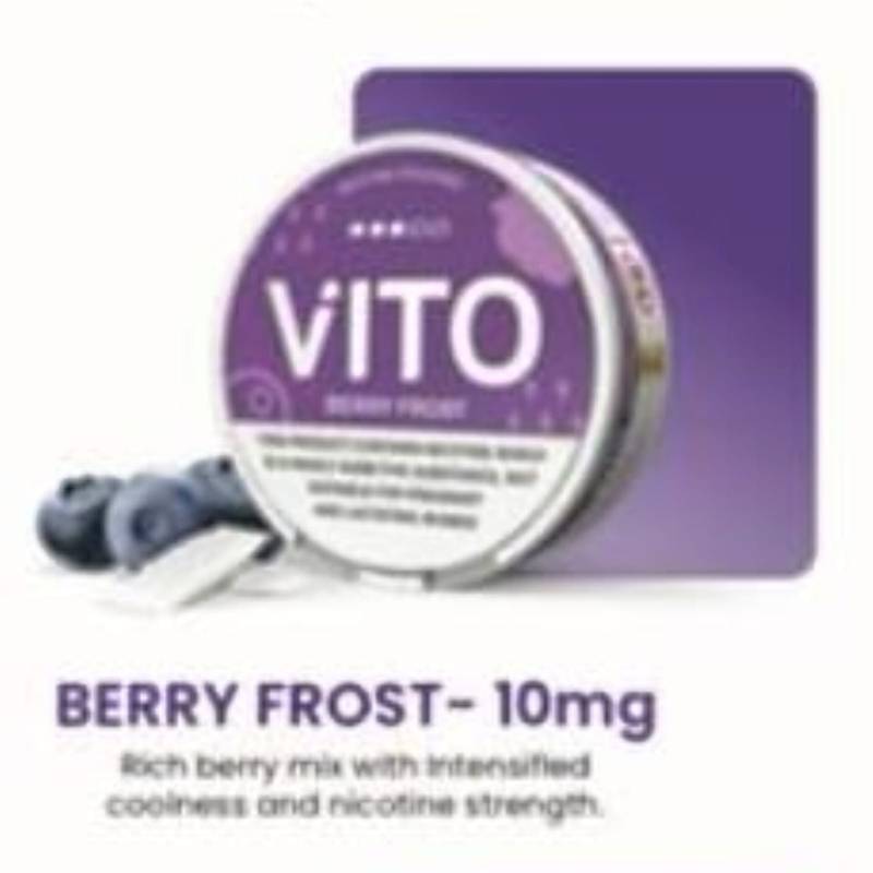 VITO Nicotine Pouches berry frost 10mg VITO Nicotine Pouches