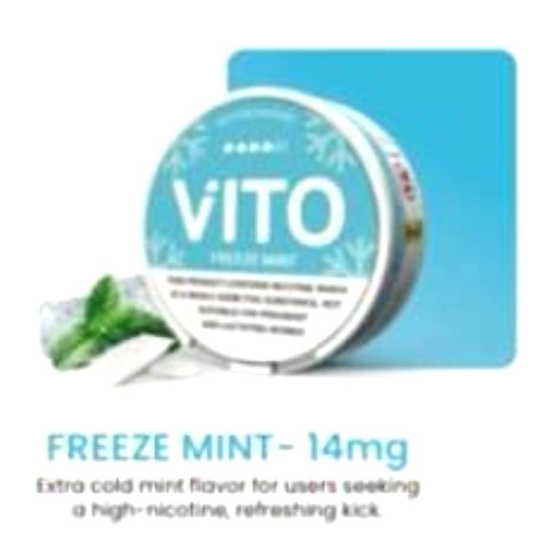 VITO Nicotine Pouches freeze mint 17mg VITO Nicotine Pouches