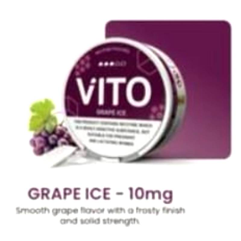 VITO Nicotine Pouches grape ice 10mg VITO Nicotine Pouches