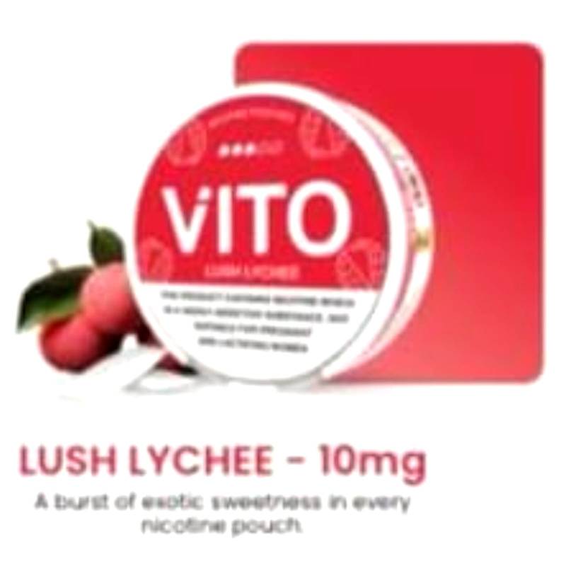VITO Nicotine Pouches lush lychee 10mg VITO Nicotine Pouches