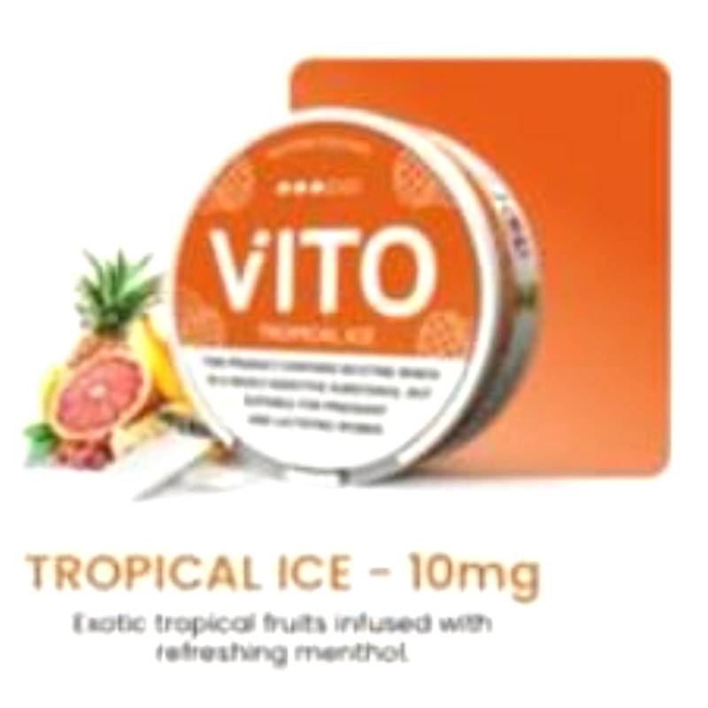 VITO Nicotine Pouches tropical ice 10mg VITO Nicotine Pouches