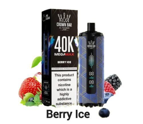 Al Fakher Crown Bar Mega Max 40k Berry Ice Al-Fakher-Crown-Bar-Mega-Max-40k-Berry-Ice