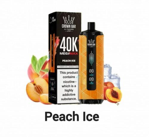Al Fakher Crown Bar Mega Max 40k Peach Ice Al-Fakher-Crown-Bar-Mega-Max-40k-Peach-Ice