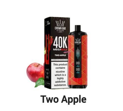 Al Fakher Crown Bar Mega Max 40k Two Apple Al-Fakher-Crown-Bar-Mega-Max-40k-Two-Apple